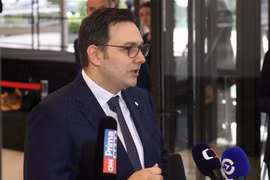 捷克外交部部长扬·利帕夫斯基。图自越通社