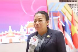 老挝国会副主席顺通·赛雅佳。图自越通社