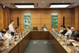 国会分组讨论。图自越通社