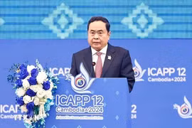 国会主席陈青敏出席亚洲政党国际会议第12届全体大会。图自越通社