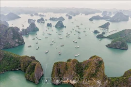 下龙湾的美景。图自越通社