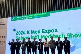 K-Med Expo联动医疗设备出口咨询会议现场。图自越通社