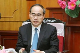 越南祖国阵线中央委员会主席阮善仁（图片来源：越通社）