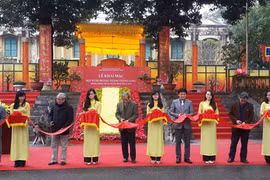 2016丙申年春节文化展开幕式（图片来源：hanoimoi.com.vn)