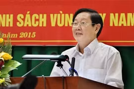 越南内务部部长黎永新（图片来源：越通社）