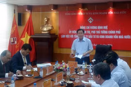 越南政府副总理王廷惠在会议上发表讲话（图片来源：越通社）