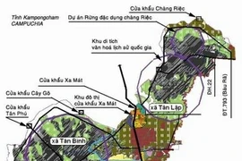 西宁省长烨口岸的地理位置