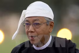 缅甸总统吴廷觉(图片来源：越通社）