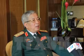 国防部副部长阮志咏上将（图片来源：越通社）