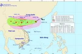 第三号台风偏西移动有加强趋势（图片来源：越通社）