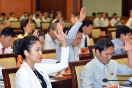 各位代表表决通过各项内容