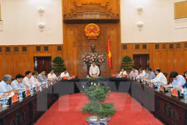 越南2017年APEC会议筹备委员会召开第五次会议（图片来源：越通社）