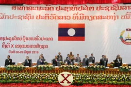 老挝建国阵线第十次全国代表大会隆重开幕（图片来源：越通社）