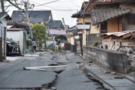 日本地震造成巨大损失（图片来源：法国新闻社）