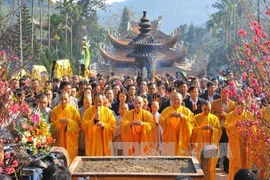 香山寺开庙（图片来源：越通社）