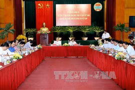 工作会议场景（图片来源：越通社）