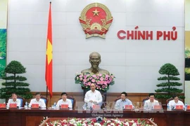 阮春福总理在会议上发表讲话（图片来源：越通社）