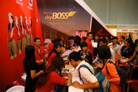 越捷航空公司的展位将于2016年8日至10日9时至17时开门迎客。