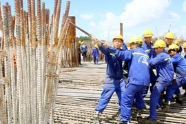 白藤桥施工场地。（图片来源：广宁省报网） 