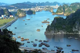 附图：广宁省下龙湾（图片来源：越通社）