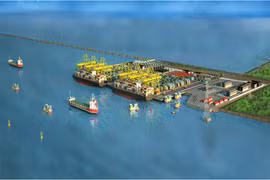 海防市涞县港基建项目。