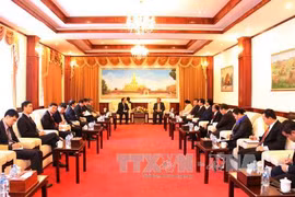 老挝人民革命党中央委员会总书记会见越共中央总书记特使