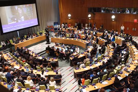 国家副主席邓氏玉盛在会上致词（图片来源：越通社）