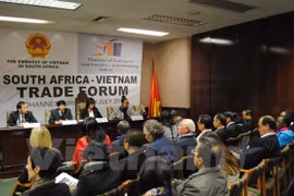 在南非举行的一个越南-南非贸易促进研讨会
