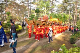 越南全国各地纷纷举行雄王祭祖活动（图片来源：越通社）