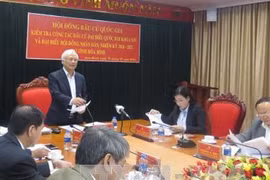 国会副主席汪周刘在会上讲话。（图片来源：越通社）