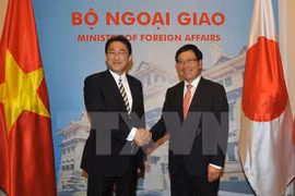 范平明副总理与日本外相岸田文雄举行会谈（图片来源：越通社）