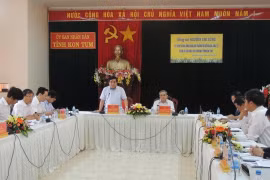 越南计划与投资部部长阮志勇莅临昆嵩省调研指导工作（图片来源：越南人民报）