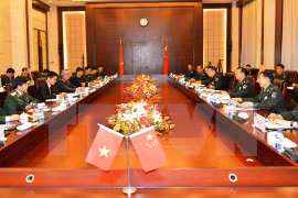  越中国防部第六次防务战略对话​场景