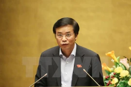 国会常务委员会委员、国会办公厅主任、第十次会议秘书团团长阮幸福正式当选第十三届国会秘书处秘书长。