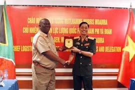 越南与南非两国军队加强合作（图片来源：​越南新报）