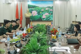 越美军医就治疗疟疾、热带病加强合作（图片来源：人民军队报）