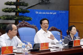 越南政府总理阮晋勇在会上发表讲话 （来源：越通社）