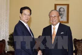 越南政府总理阮晋勇会见日越友好议员联盟特别顾问武部勤