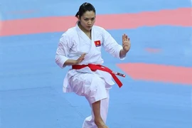 越南空手道选手阮黄银