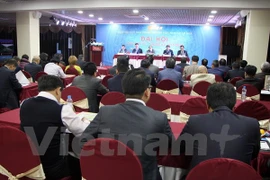 俄罗斯越南商人协会2015-2018年任期第七次大会（图片来源：Vietnam+）