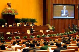 越南国会质询活动