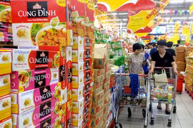越南货占领河内市各超市