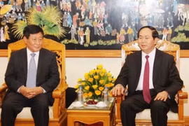 越南公安部部长陈大光会见中国国家安全部副部长董海舟