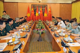 越中第五次防务战略对话场景（图源：越通社）