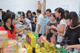 “2015年越南货物识别周—自豪越南货”展览会（图片来源：越通社）