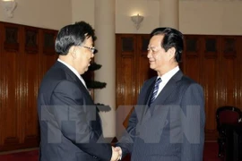 越南政府总理阮晋勇会见了中国国家安全部部长耿惠昌