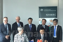 签署仪式（图片来源：越通社）