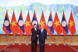 组图：越老政府间联合委员会第43次会议在河内举行