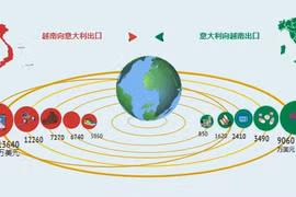 互动图表：越南-意大利经贸关系