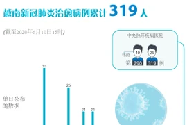 图表新闻：越南新冠肺炎治愈病例累计319人